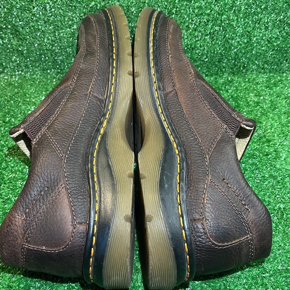 Dr Martens Mens Brown Leather Round Toe Slip On Loafer Shoes Size 10 (11198) - Picture 6 of 7